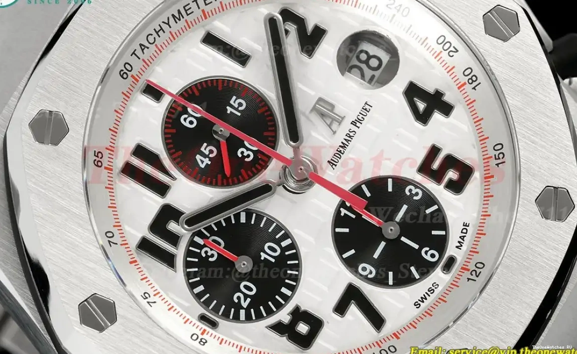 26170ST 42mm Dial Royal SS SS TKF White Oak A7750 Offshore 0418